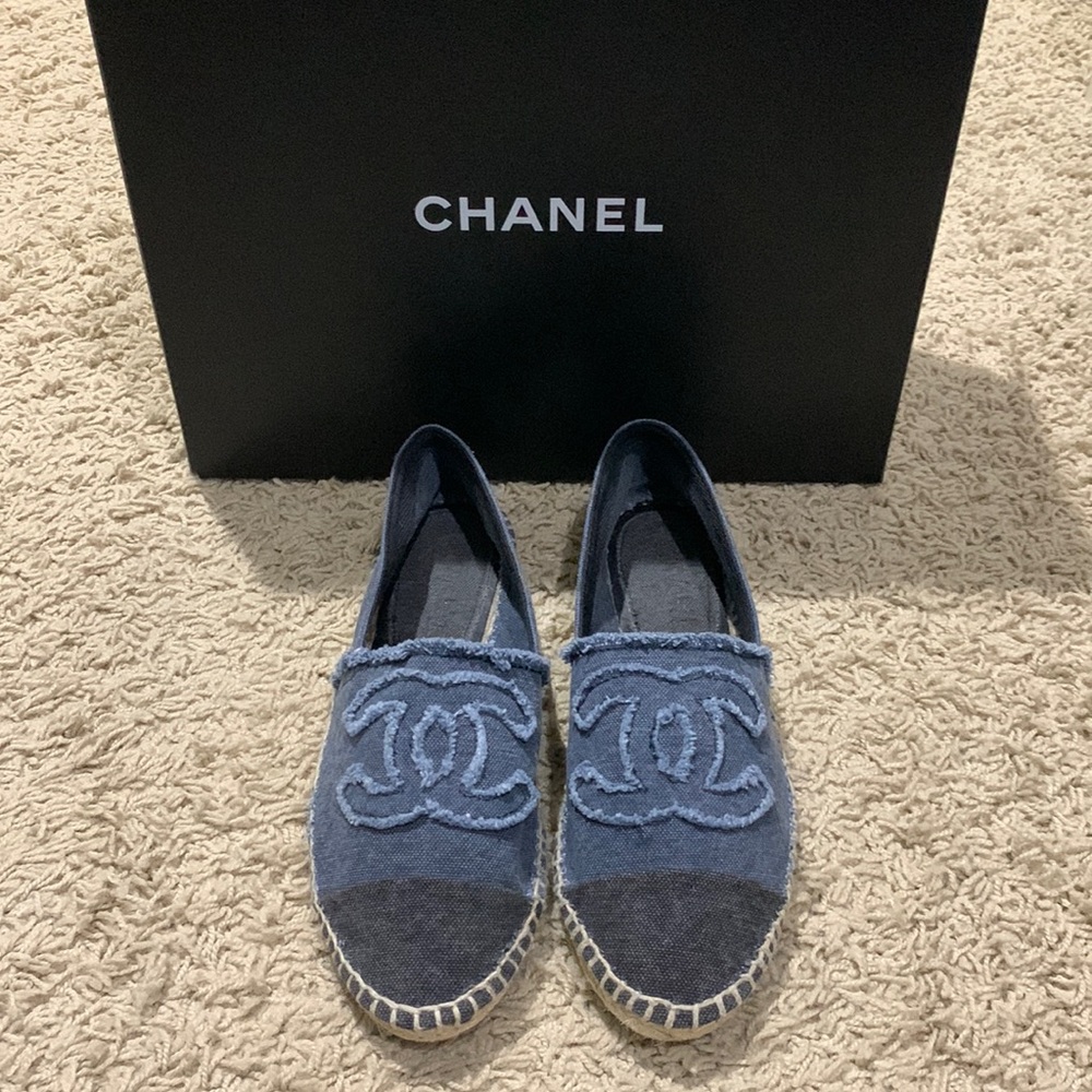 Chanel Denim Espadrilles